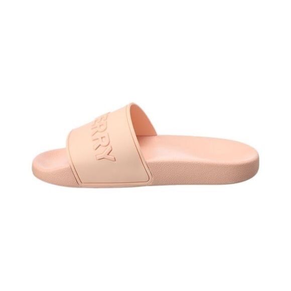 Burberry Logo Rubber Slide, Peach Pink Size EU 40 / US 10 New in box - Picture 3 of 9